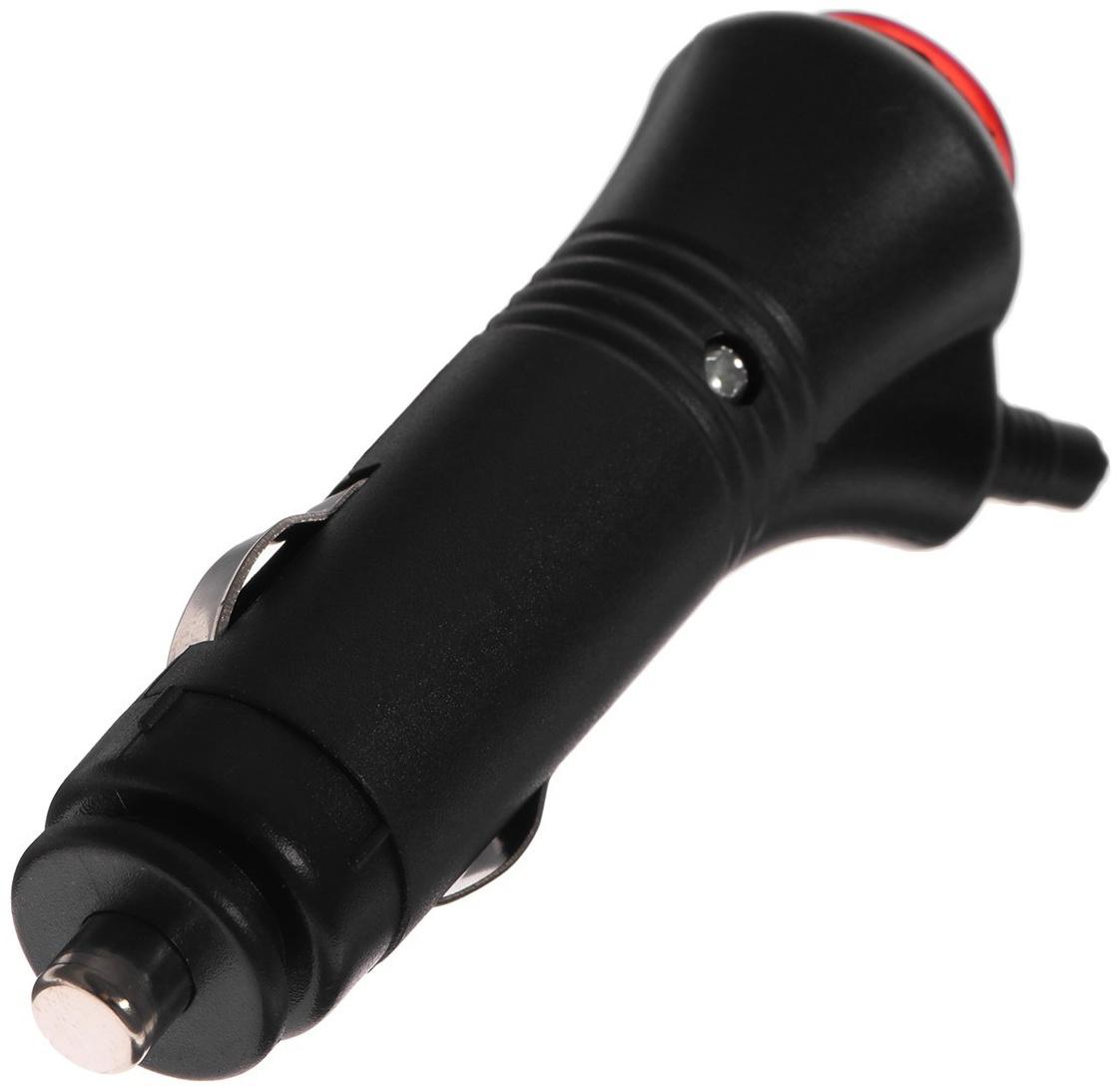 Штекер автоприкуривателя Rexant, с кнопкой I = 3 А