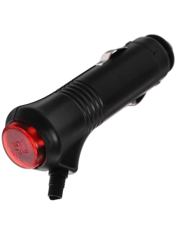 Штекер автоприкуривателя Rexant, с кнопкой I = 3 А