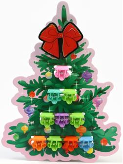 Набор заколка для волос и крабики 10 шт. «Праздник»