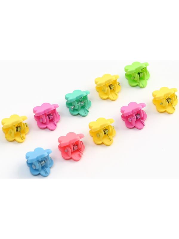 Набор заколка для волос и крабики 10 шт. «Праздник»