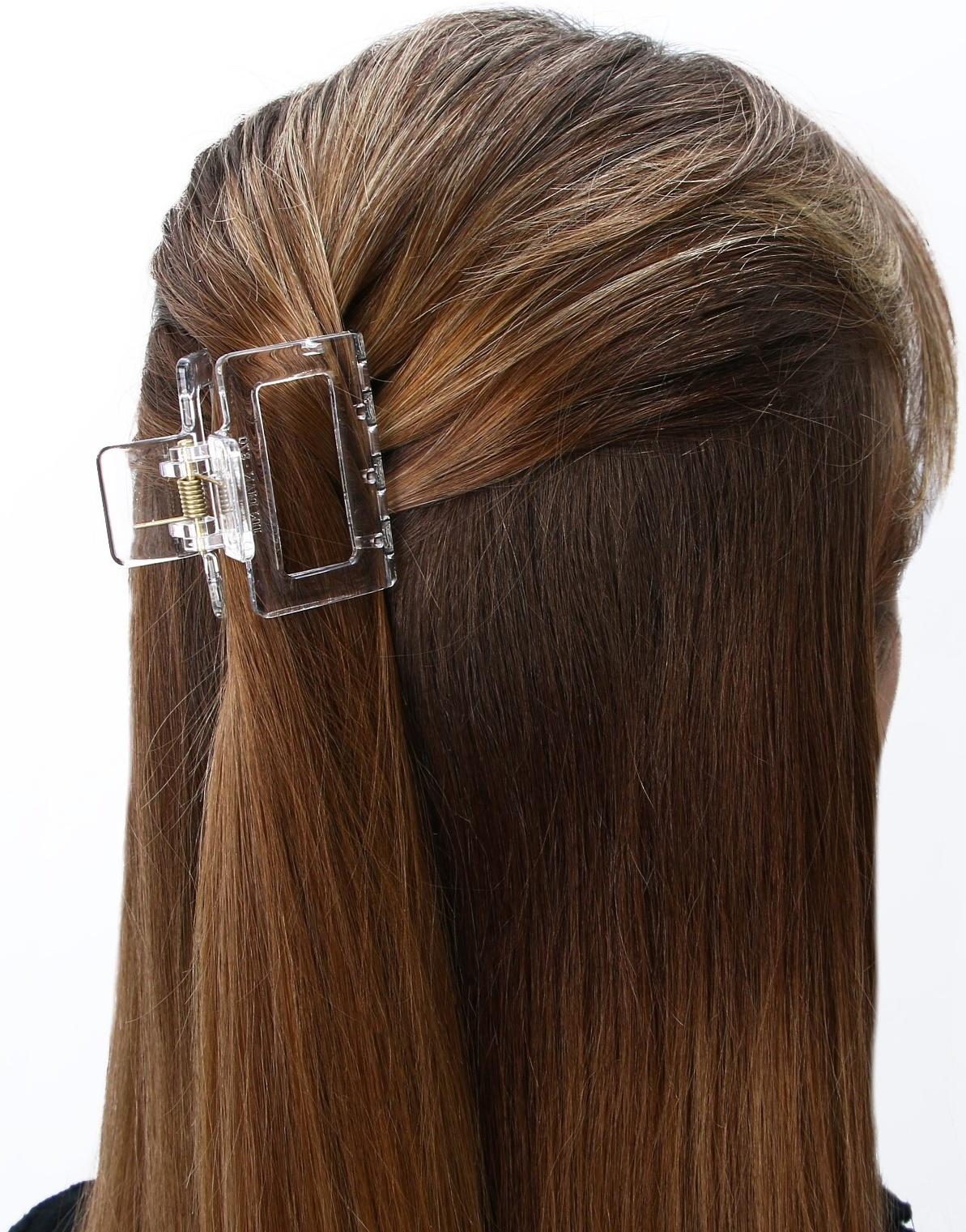 Краб для волос на открытке 