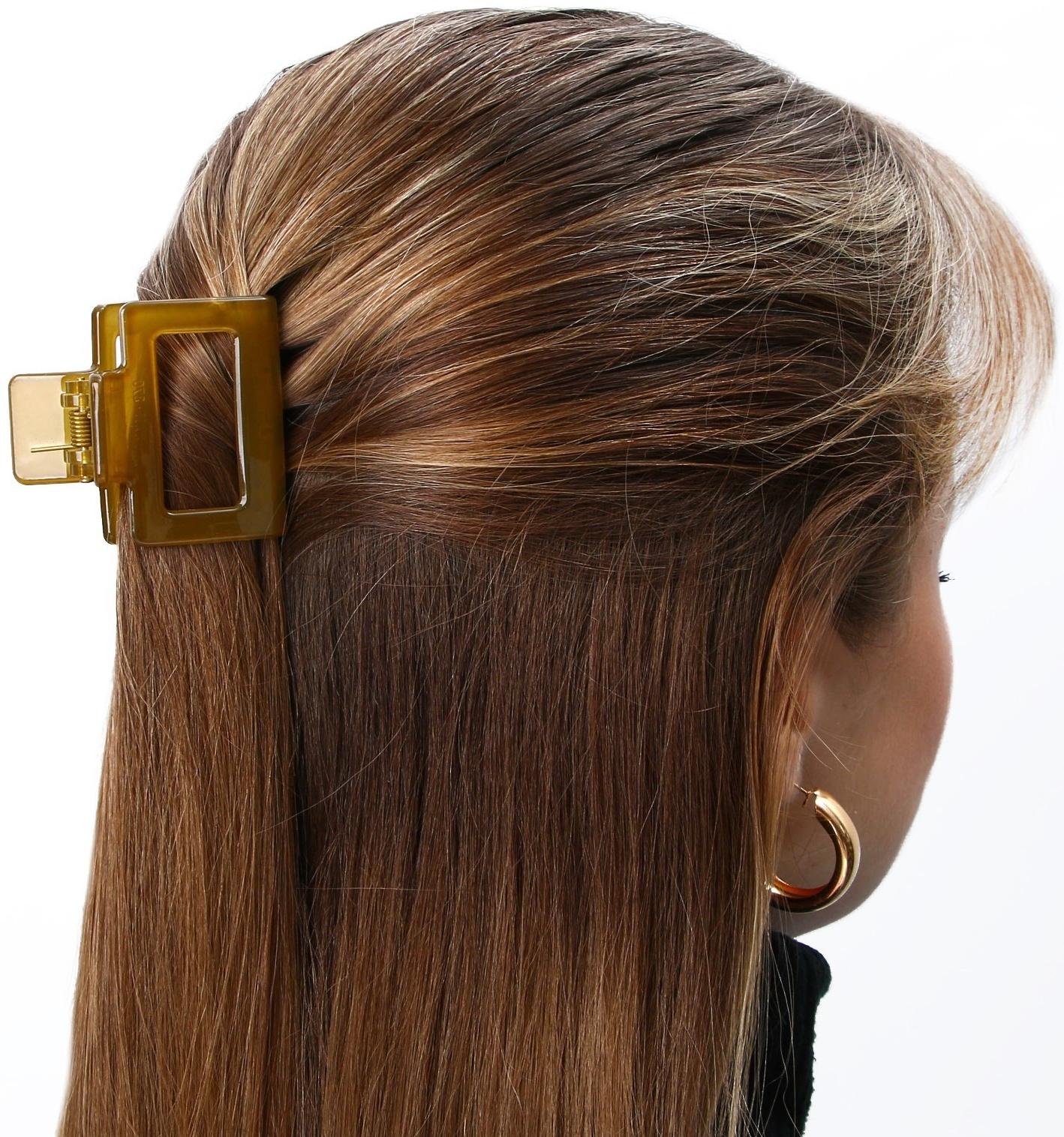 Краб для волос на открытке With love, 4,8 х 5 х 3,3 см