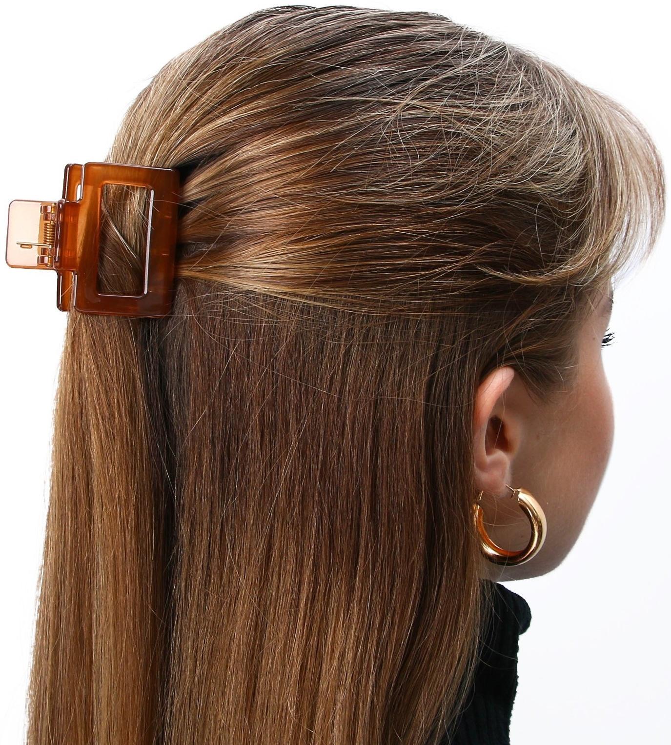 Краб для волос на открытке 