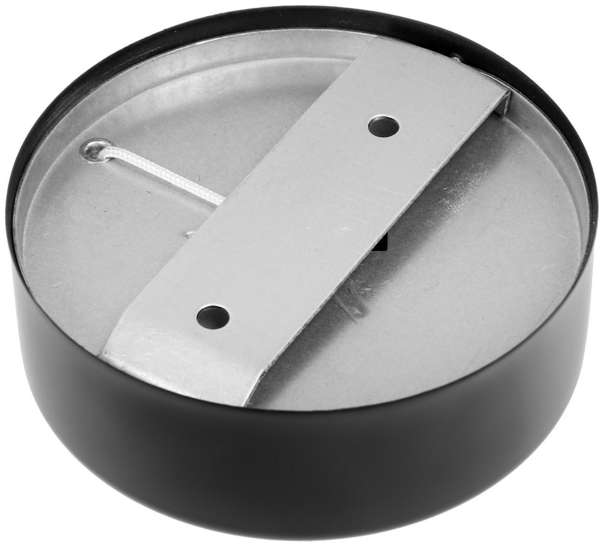 Настенная сушилка для белья ТУНДРА, нейлоновый вытяжной трос 2.8 м. до 3 кг, цвет черный