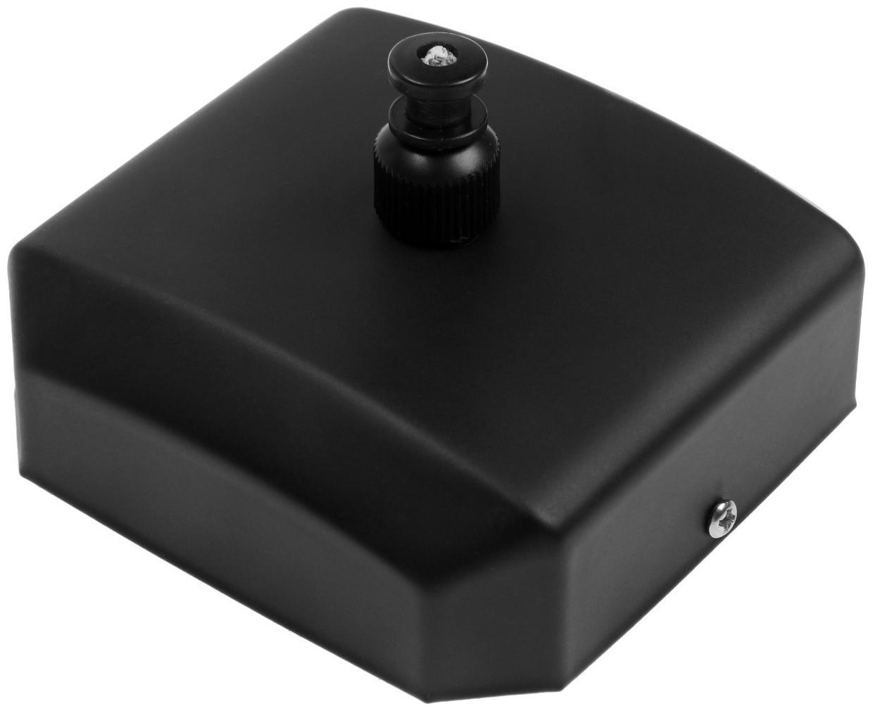 Настенная сушилка для белья ТУНДРА, нейлоновый вытяжной трос 2.8 м. до 3 кг, цвет черный