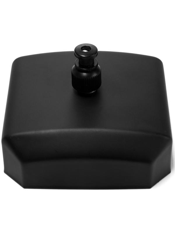 Настенная сушилка для белья ТУНДРА, нейлоновый вытяжной трос 2.8 м. до 3 кг, цвет черный