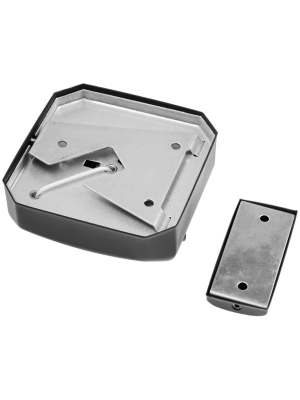 Настенная сушилка для белья ТУНДРА, нейлоновый вытяжной трос 2.8 м. до 3 кг, цвет черный