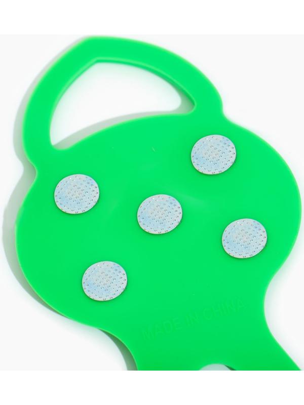 Ледоступы 5 шипов размер 26-35 , зеленые, детские