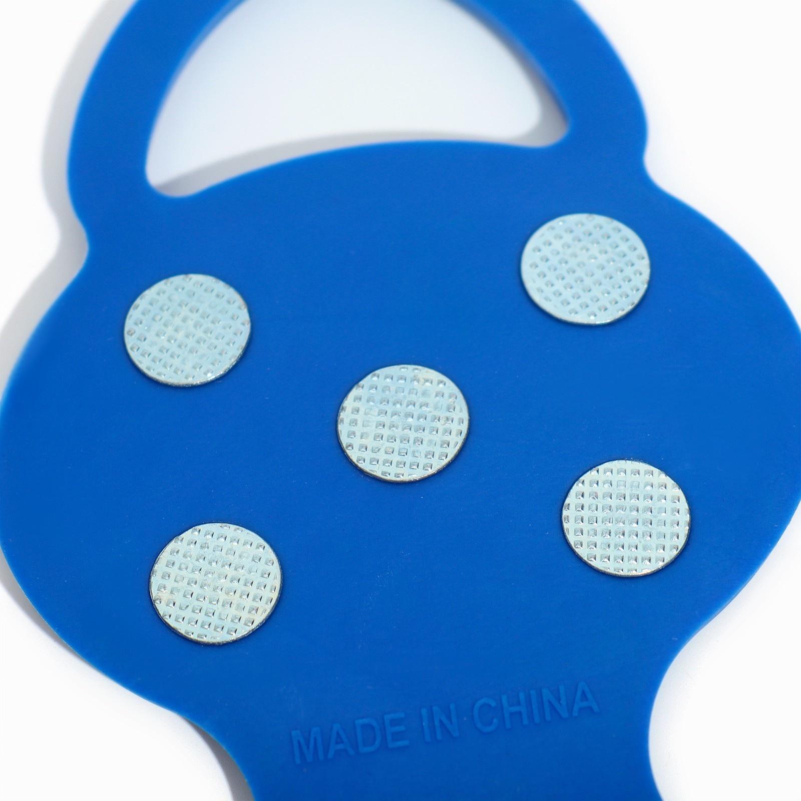 Ледоступы 5 шипов размер 26-35 , синие, детские