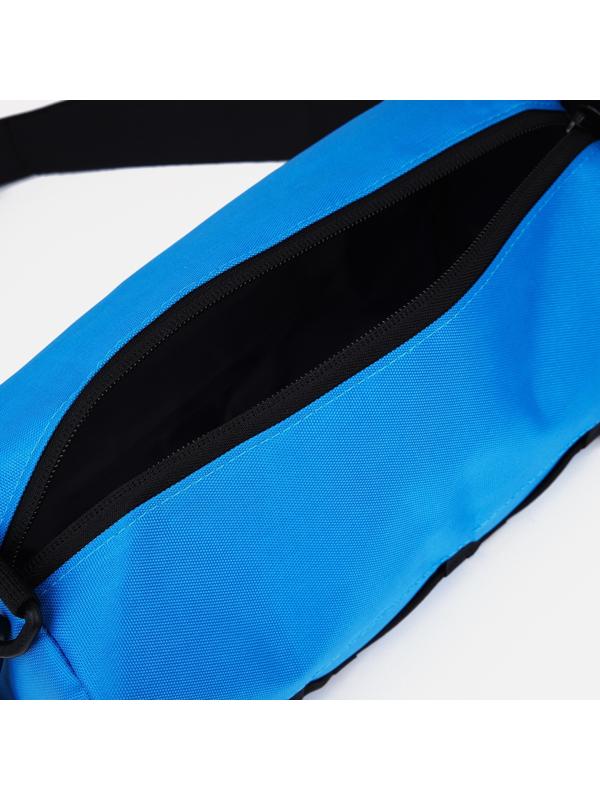 Сумка спортивная на молнии, цвет синий