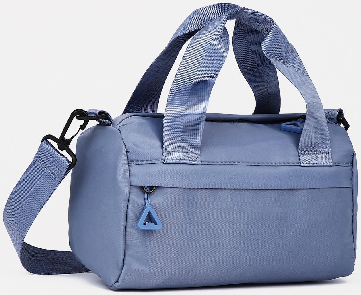 Сумка спортивная на молнии, наружный карман, цвет серый