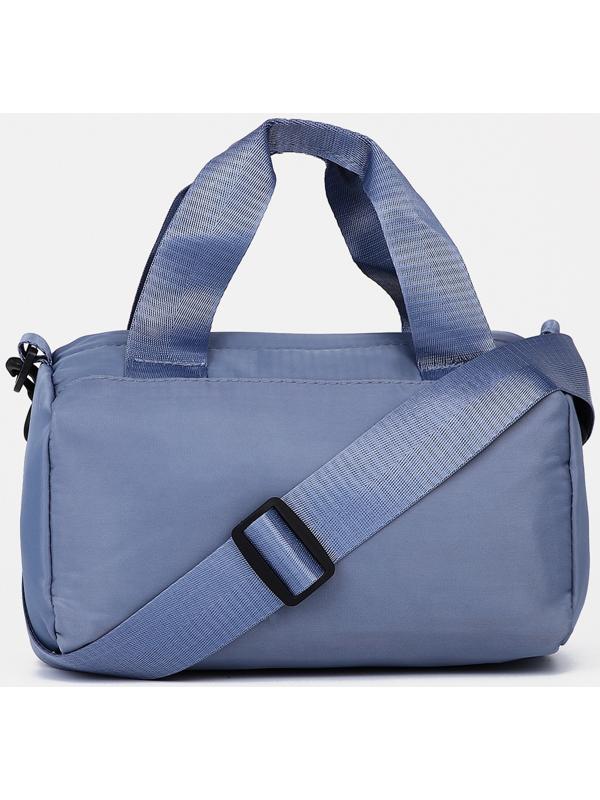 Сумка спортивная на молнии, наружный карман, цвет серый