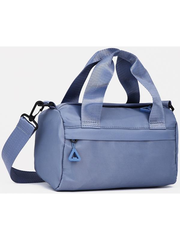 Сумка спортивная на молнии, наружный карман, цвет серый