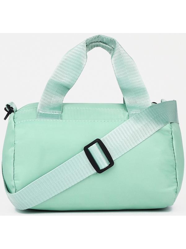 Сумка спортивная на молнии, наружный карман, цвет зелёный