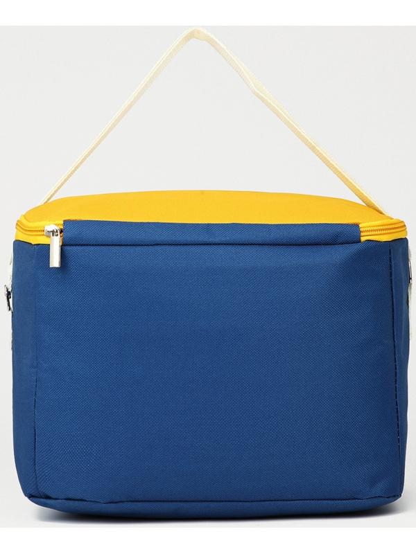 Термосумка на молнии, 10 л, цвет жёлтый/синий