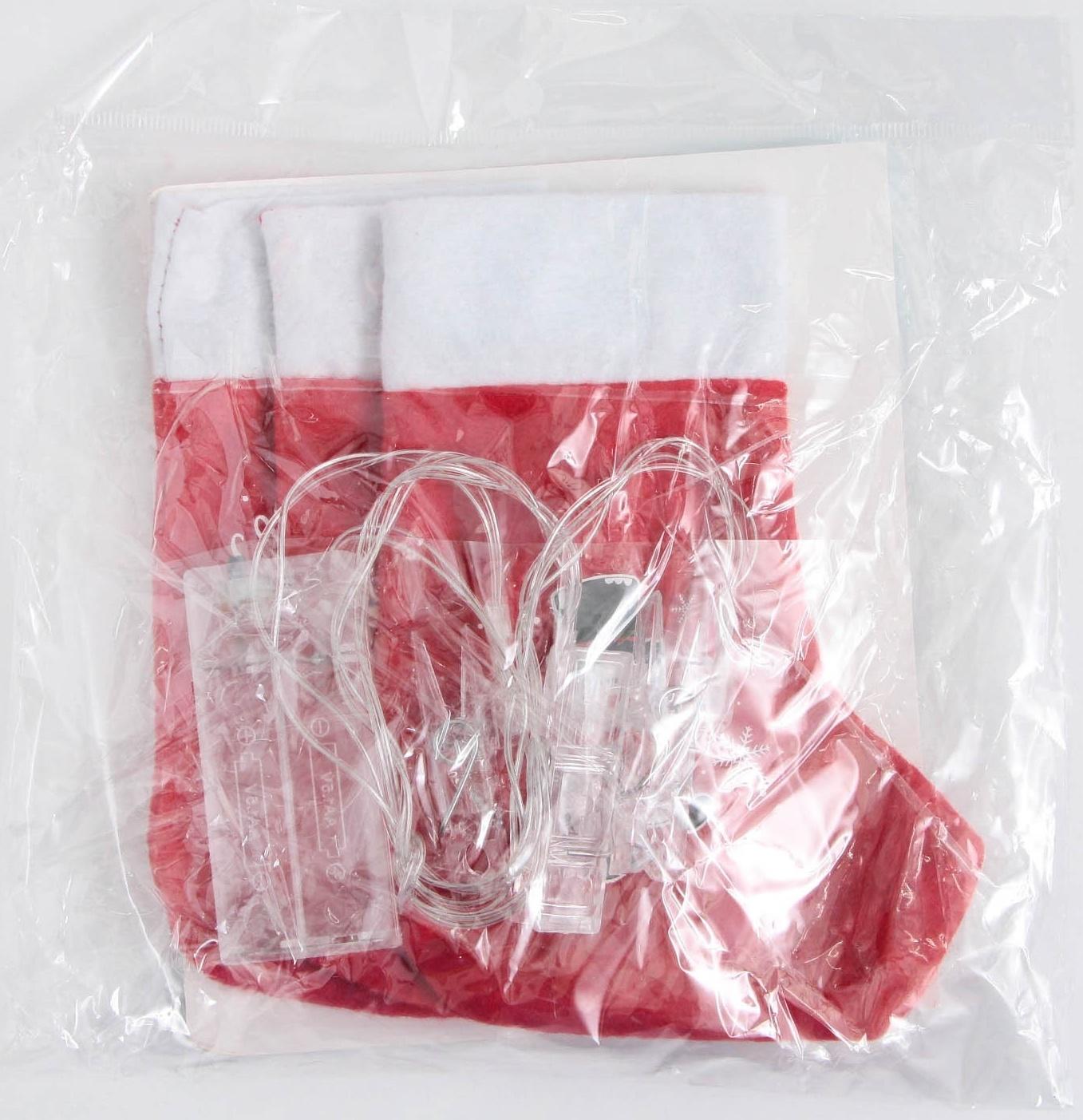 Набор мешки-носочки и гирлянда с прищепками 