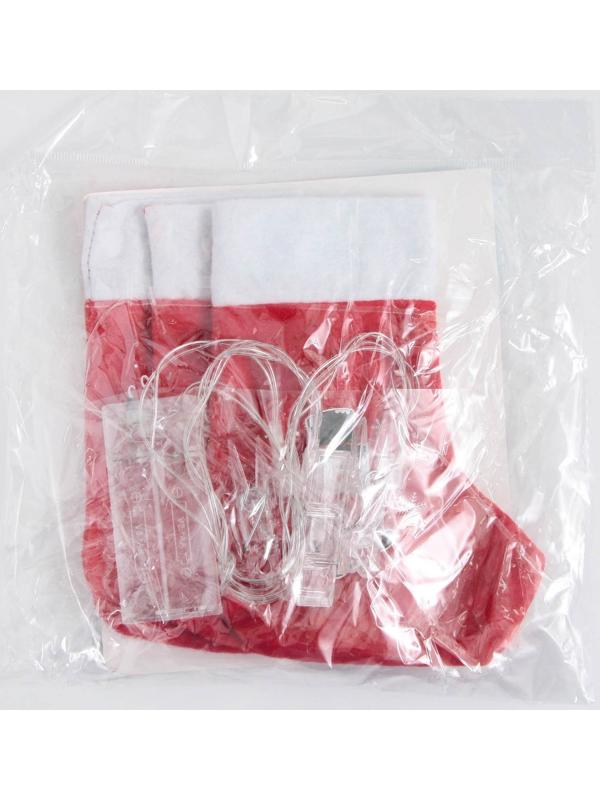 Набор мешки-носочки и гирлянда с прищепками 