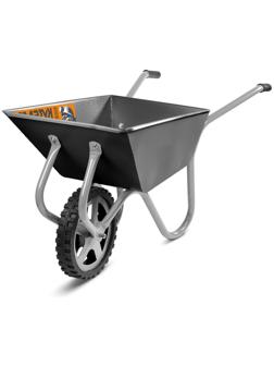 Тачка садово-строительная, одноколёсная: груз/п 240 кг, объём 120 л