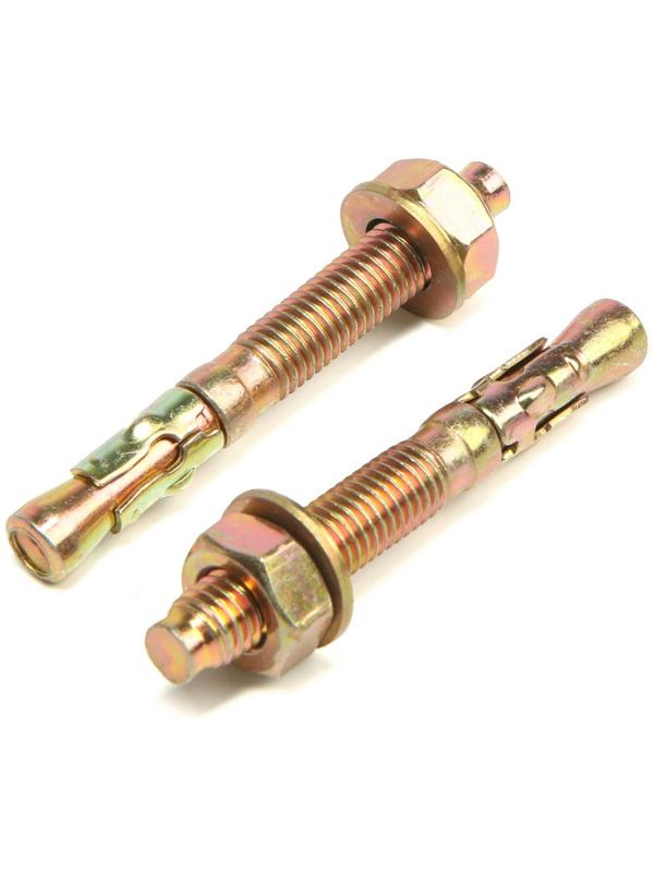 Анкер, клиновой, желтый цинк, 10х80 мм, 70 шт