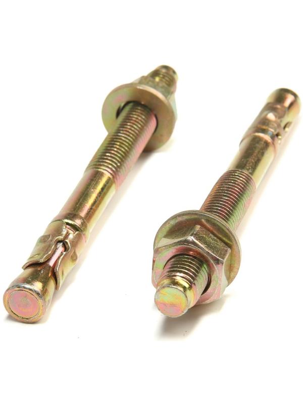 Анкер, клиновой, желтый цинк, 12х135 мм, 30 шт