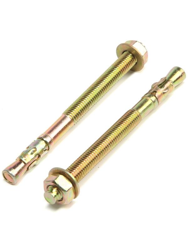 Анкер, клиновой, желтый цинк, 12х150 мм, 30 шт