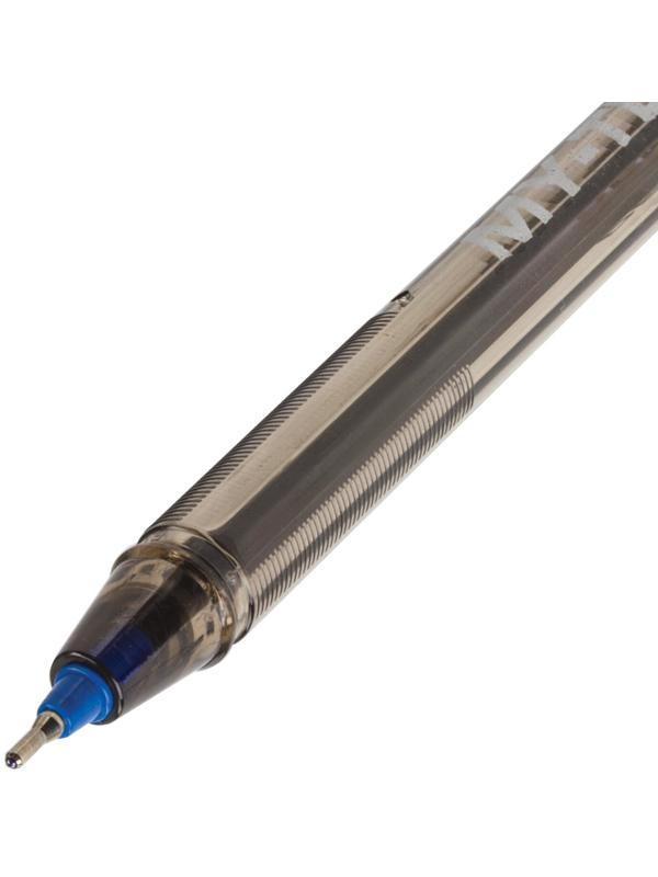 Ручка шариковая масляная Pensan My-Tech, узел-игла 0.7 мм, чернила синие + дисплей
