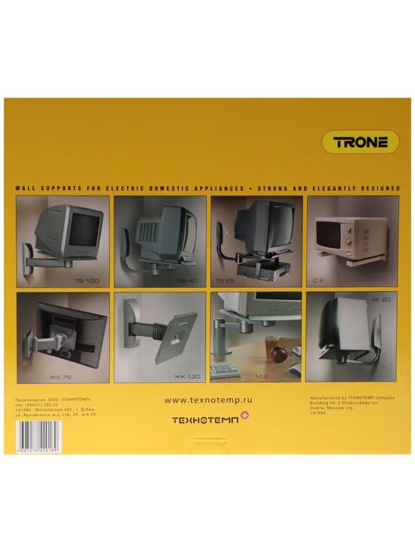 Полка Trone ТВ 30, для аудио-видео аппаратуры, до 25 кг, 298х325 мм, черная