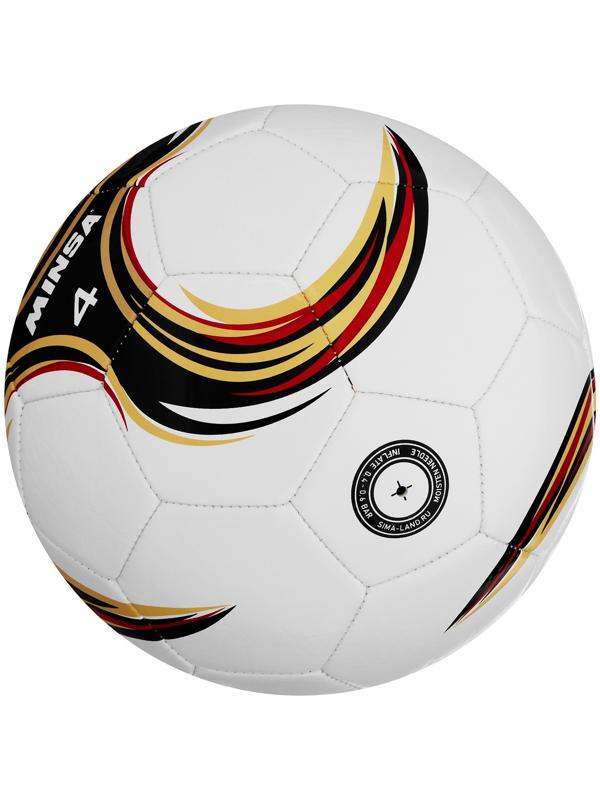 Мяч футбольный MINSA Futsal, PU, машинная сшивка, 32 панели, р. 4