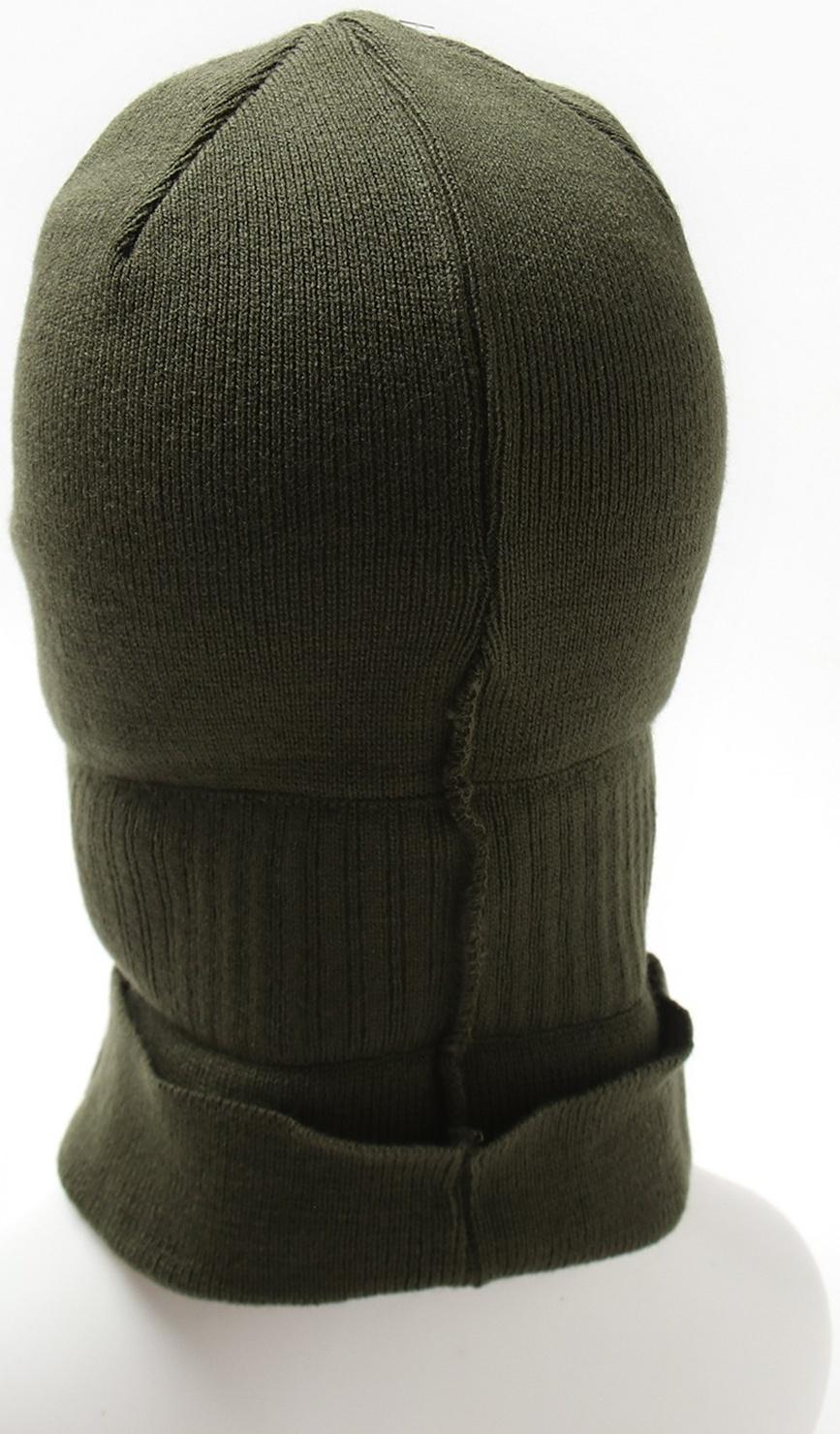 Мужская шапка-балаклава А.M-W_221185, цвет хаки, р-р 58