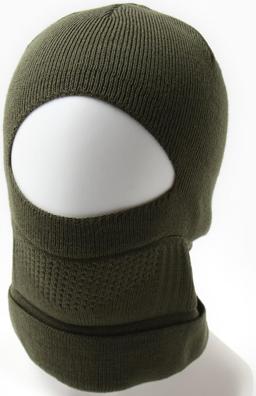 Мужская шапка-балаклава А.M-W_221185, цвет хаки, р-р 58