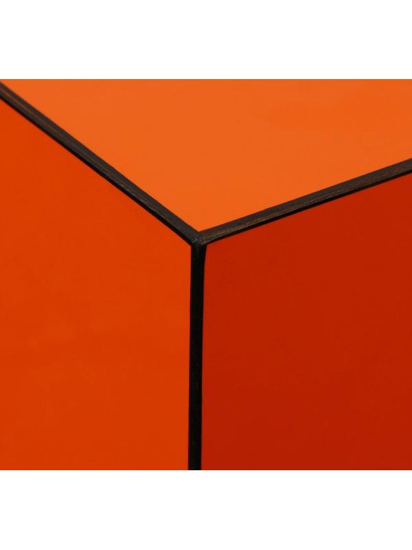 Держатель для салфеток из акрила, цвет оранжевый