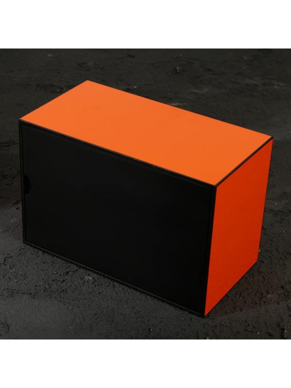 Держатель для салфеток из акрила, цвет оранжевый