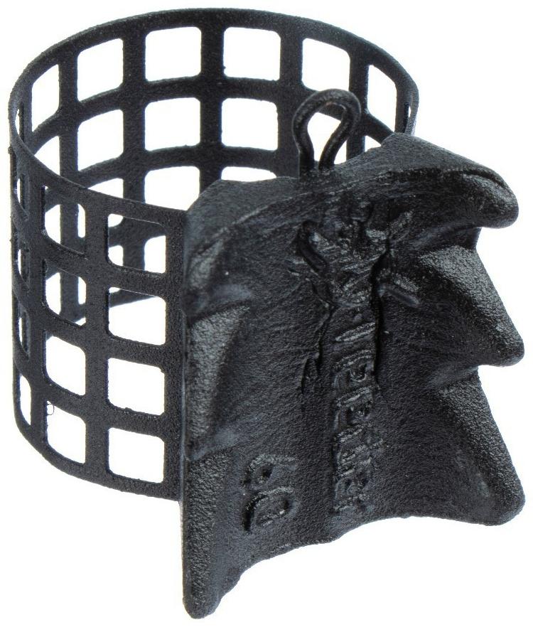 Груз-кормушка металлическая X-FEEDER ME ALLIGATOR M PERFO, цвет Matt Black, 60 г, 28 мл