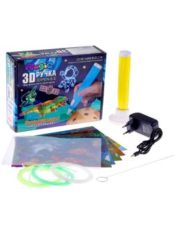 3D ручка, набор PCL пластика светящегося в темноте, мод. PN016, цвет желтый