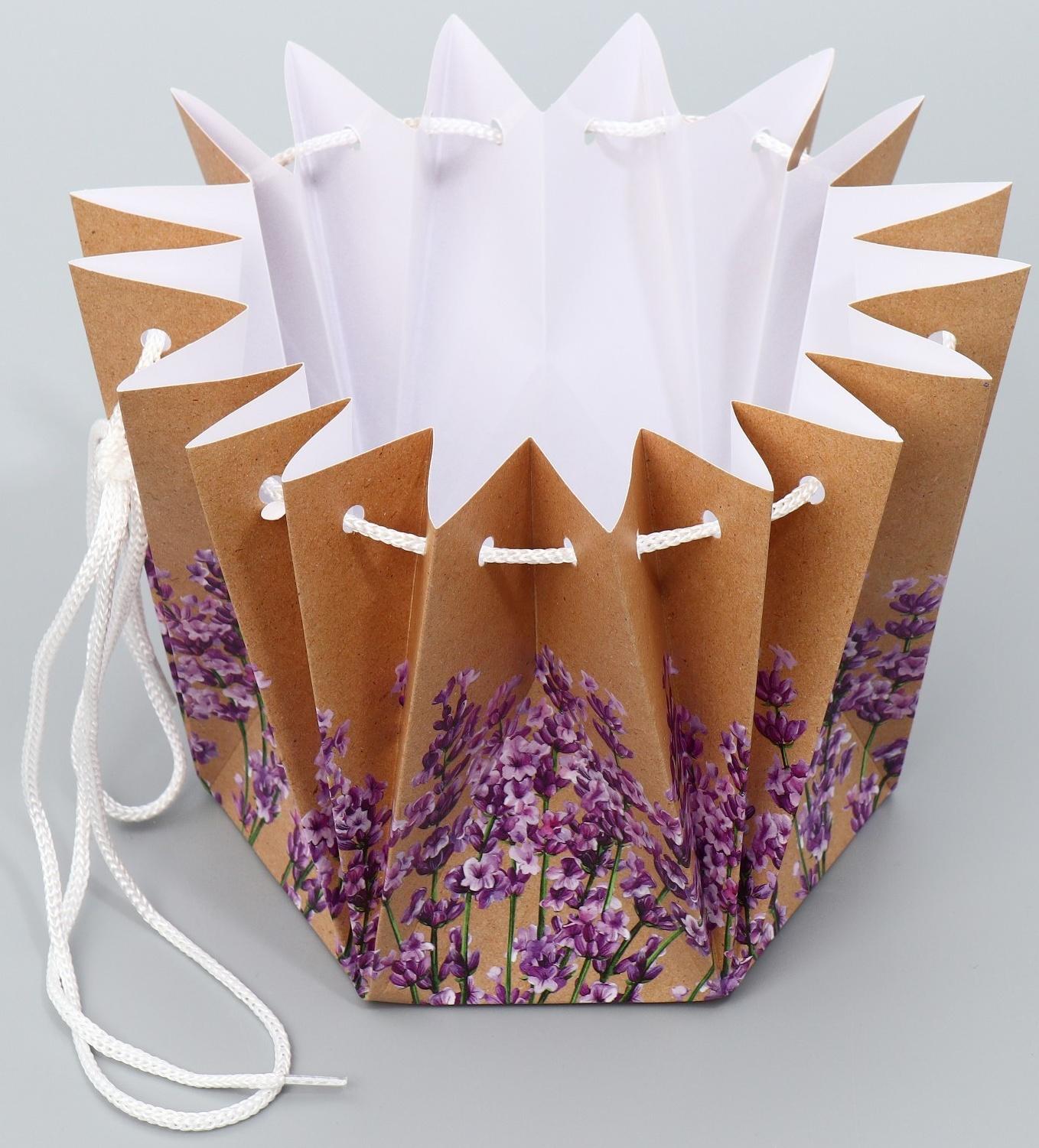 Аквабокс «Лаванда», 14.5 х 14.5 х 14.5 см