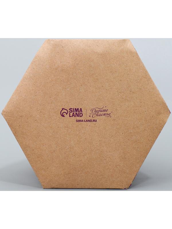 Аквабокс «Лаванда», 14.5 х 14.5 х 14.5 см