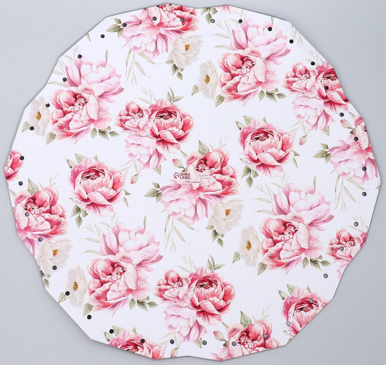 Аквабокс «Цветы», 16.5 х 16.5 х 16.5 см