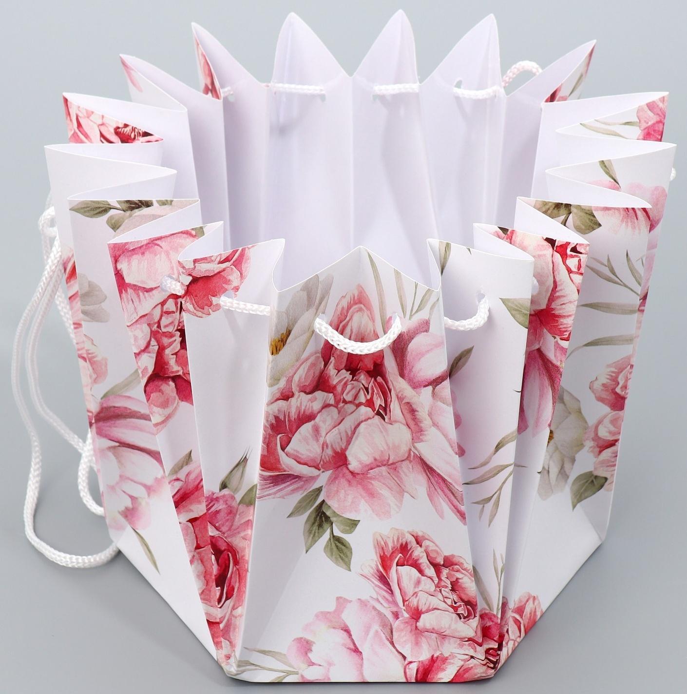 Аквабокс «Цветы», 16.5 х 16.5 х 16.5 см