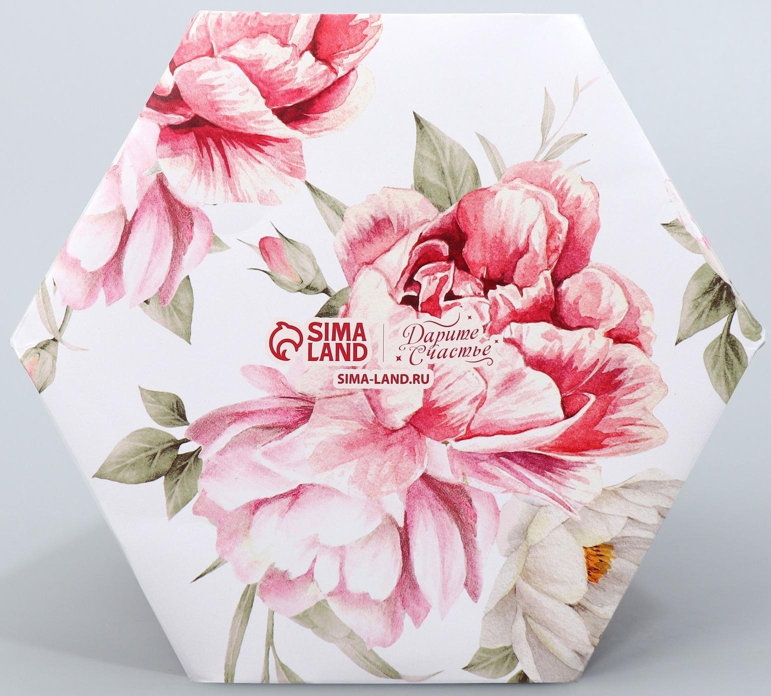 Аквабокс «Цветы», 16.5 х 16.5 х 16.5 см