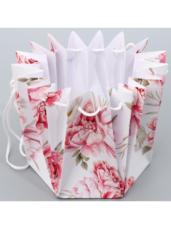 Аквабокс «Цветы», 16.5 х 16.5 х 16.5 см