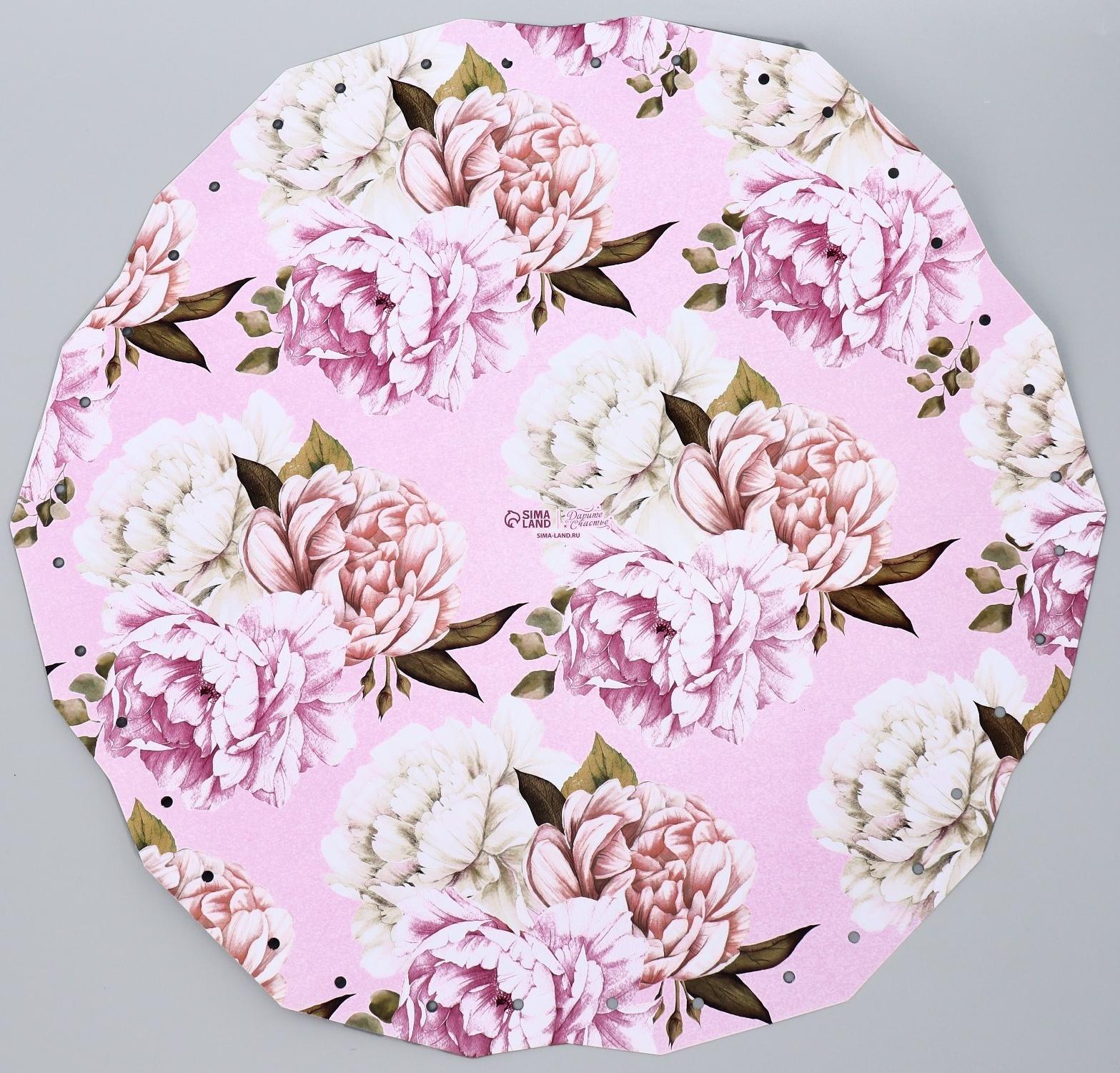 Аквабокс «Цветы», 18 х 18 х 18 см