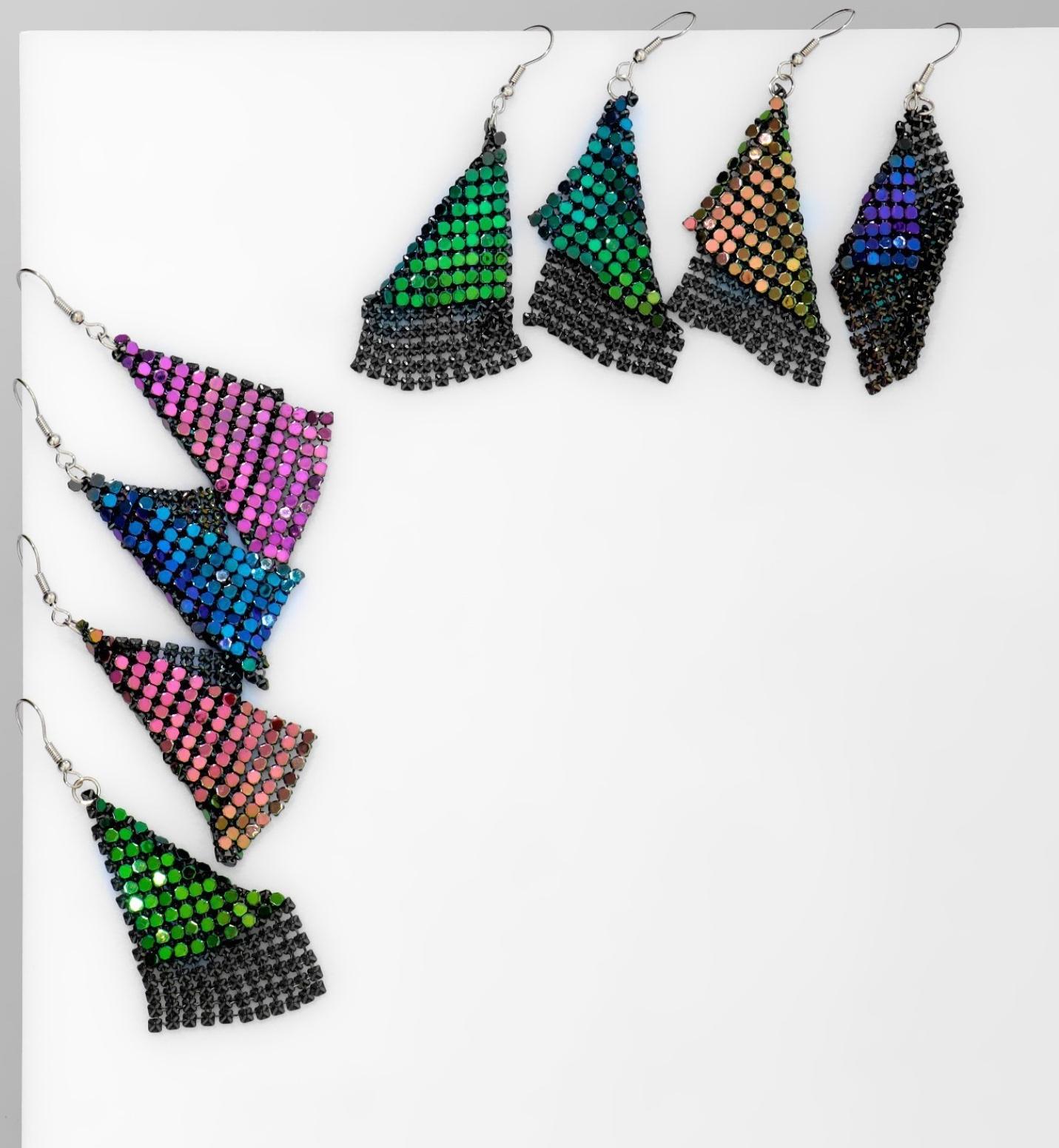 Серьги висячие 