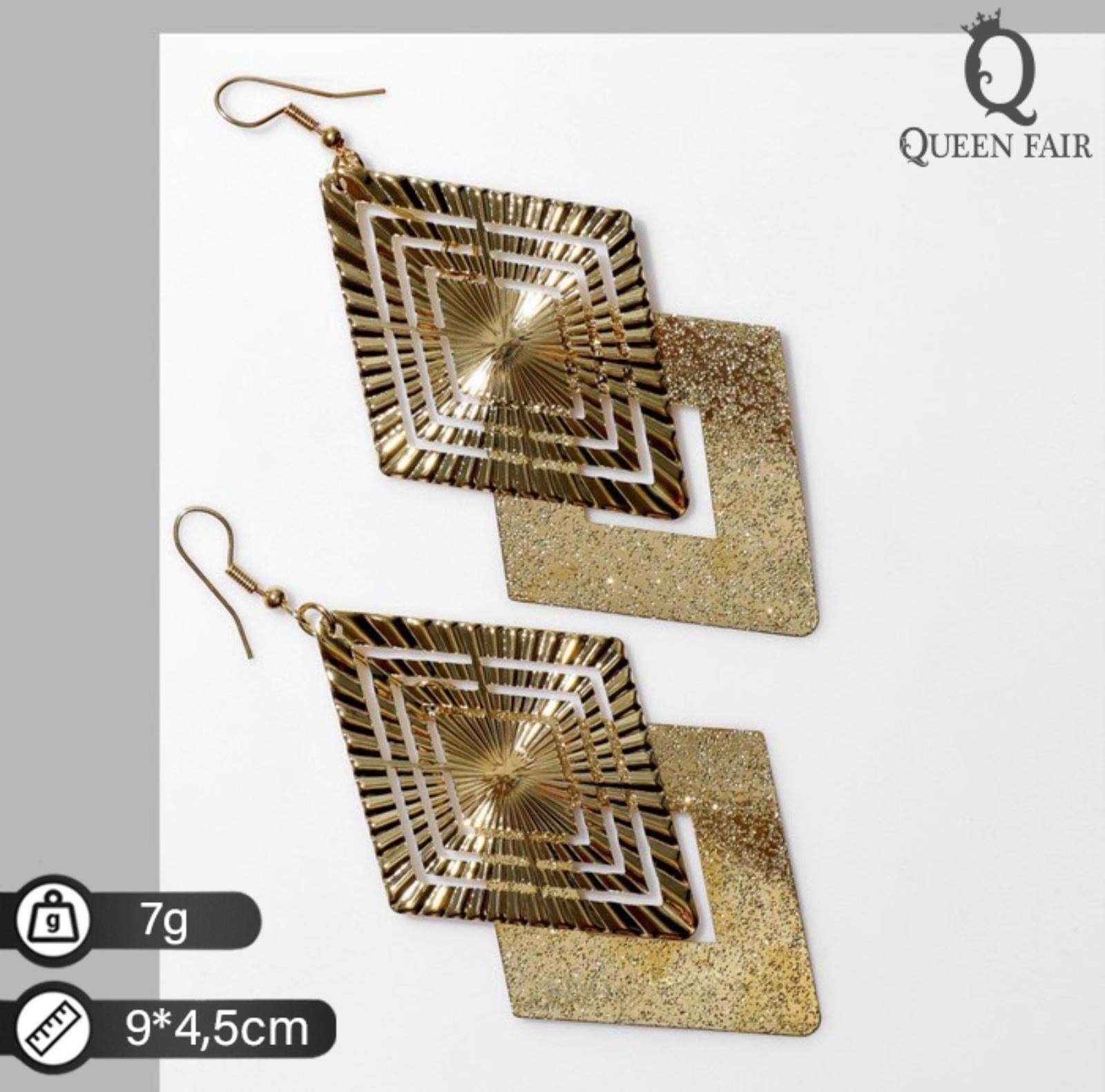 Серьги висячие 