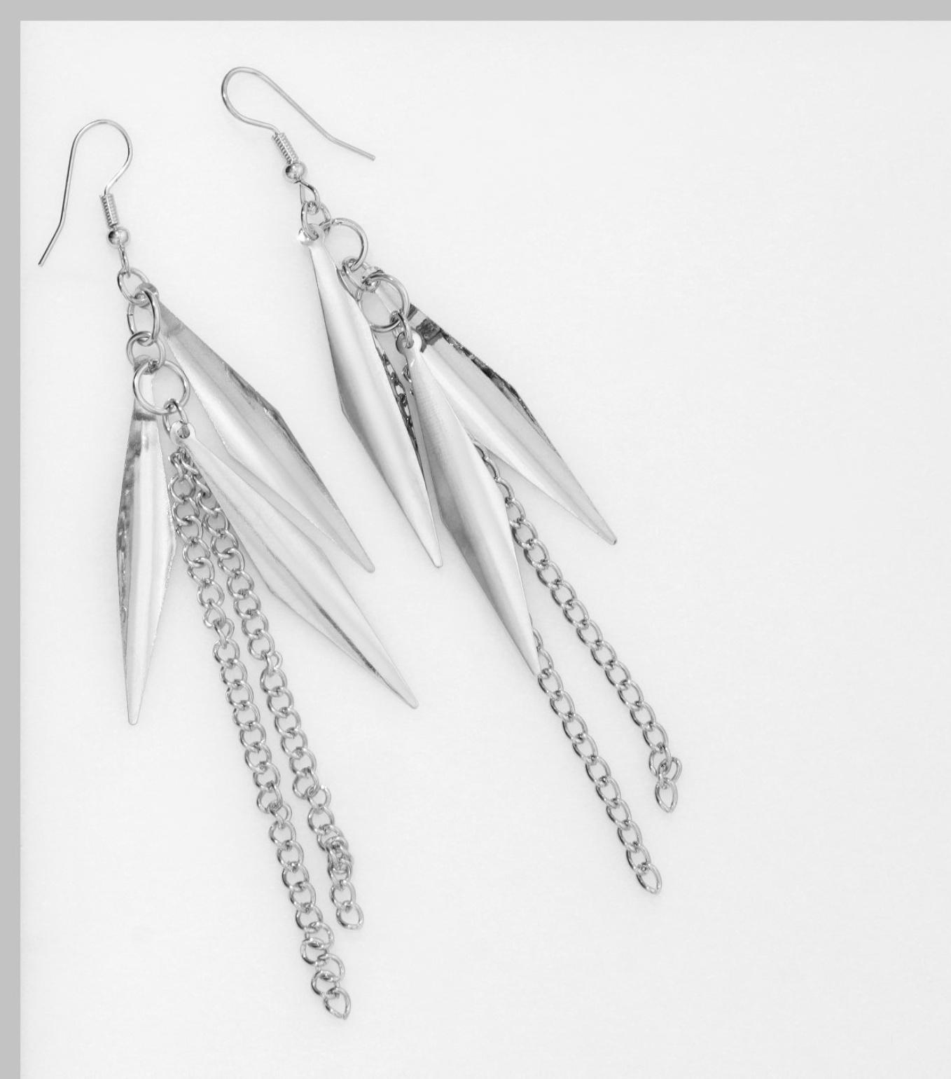 Серьги висячие 