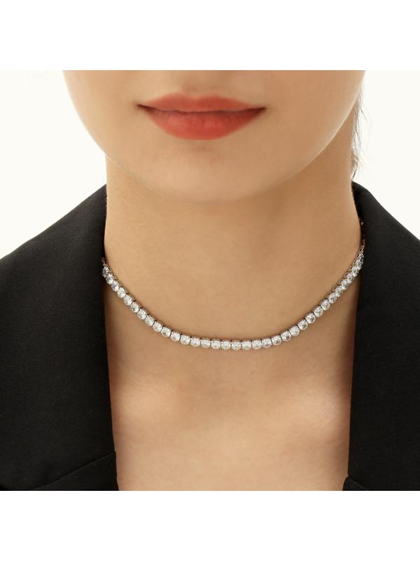 Колье со стразами 