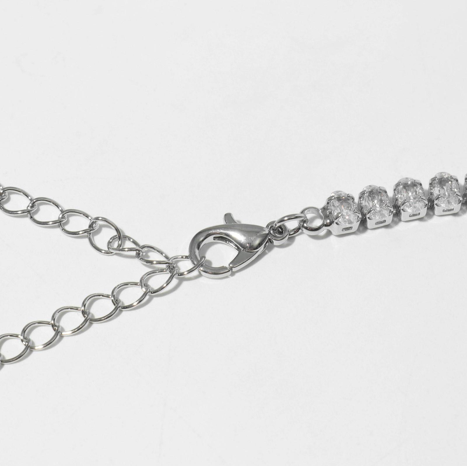 Колье со стразами 