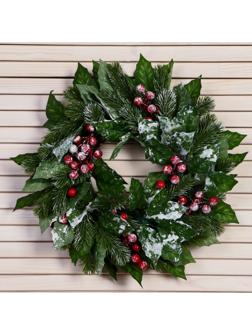 Венок новогодний d- 30 см 