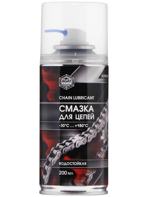 Смазка для цепи АГАТ Silverline, аэрозоль, 200 мл