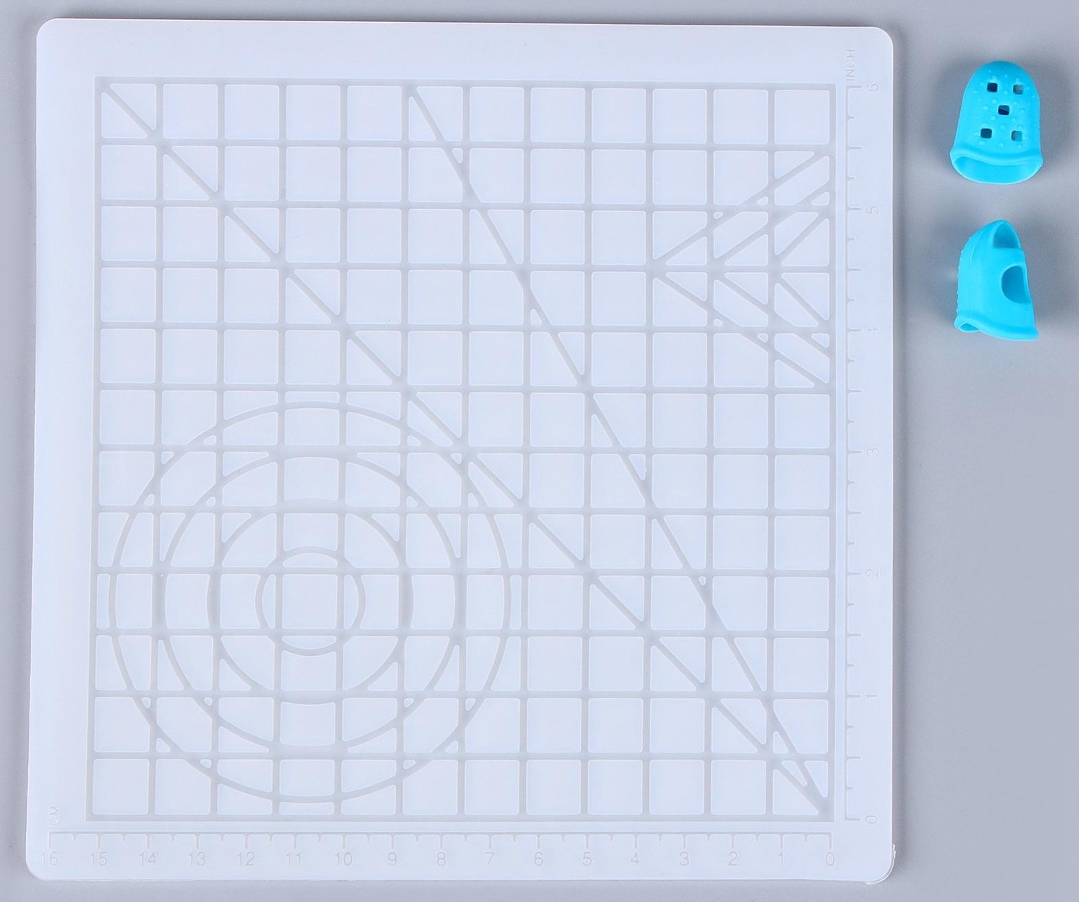 Трафарет-коврик для 3Д ручек «Фигуры», 2 напальчника