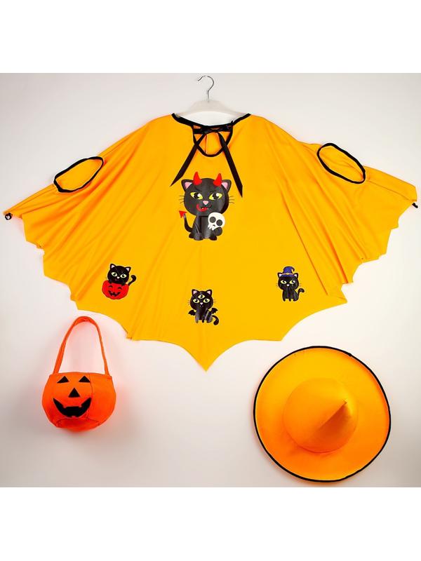 Карнавальный набор «Сладость или гадость?», цвет оранжевый